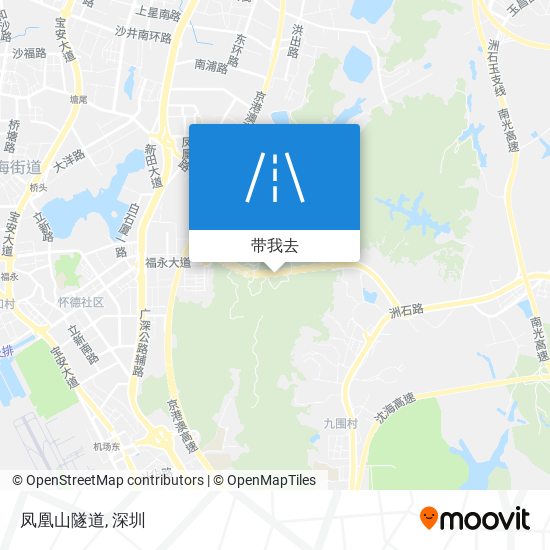 凤凰山隧道地图