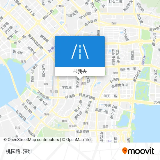 桃园路地图