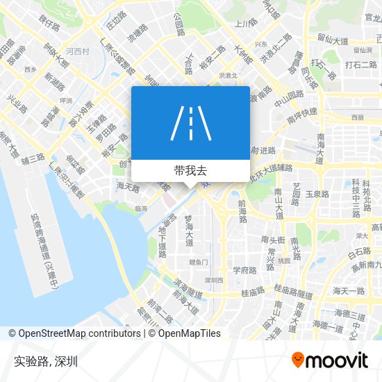 实验路地图
