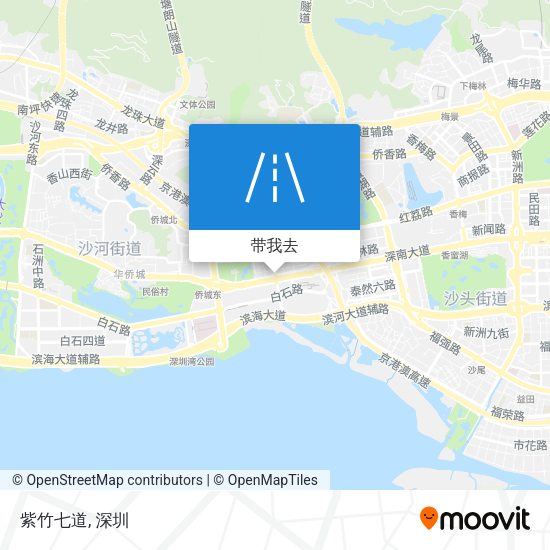 紫竹七道地图
