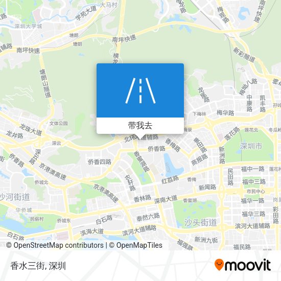 香水三街地图