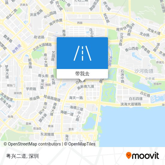 粤兴二道地图