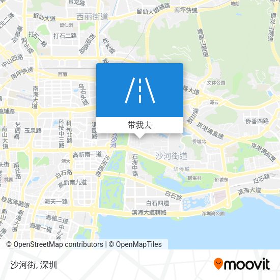 沙河街地图