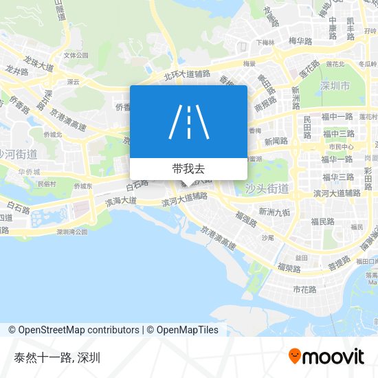 泰然十一路地图