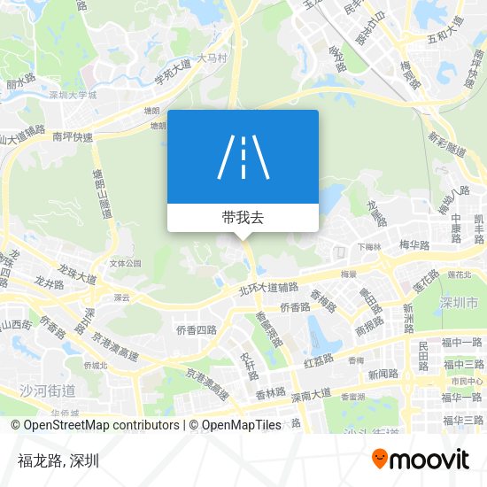 福龙路地图
