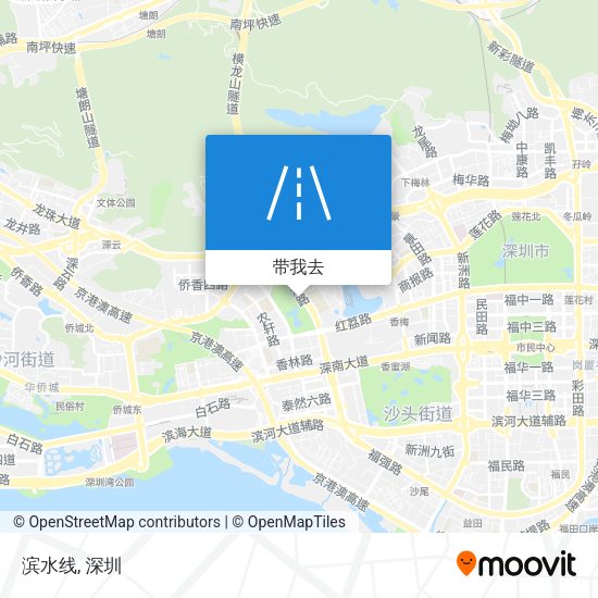滨水线地图
