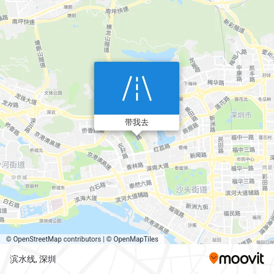 滨水线地图