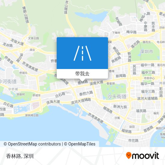 香林路地图