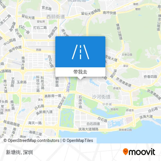 新塘街地图