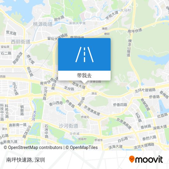 南坪快速路地图