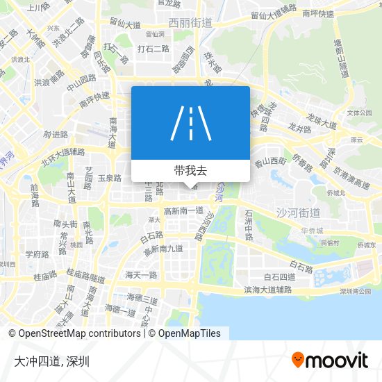 大冲四道地图