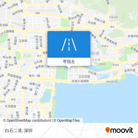 白石二道地图
