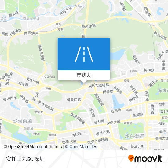 安托山九路地图