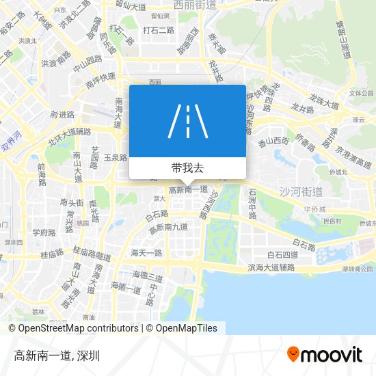 高新南一道地图
