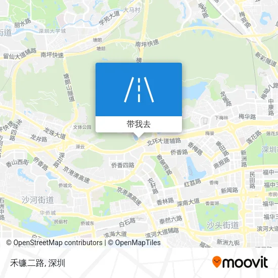 禾镰二路地图