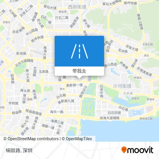 铜鼓路地图
