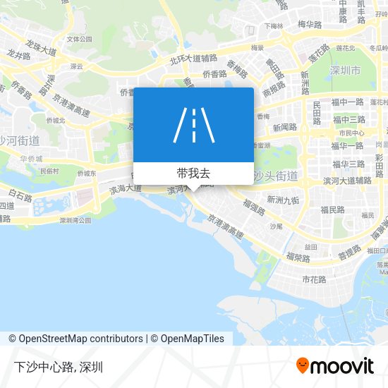 下沙中心路地图