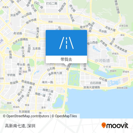 高新南七道地图