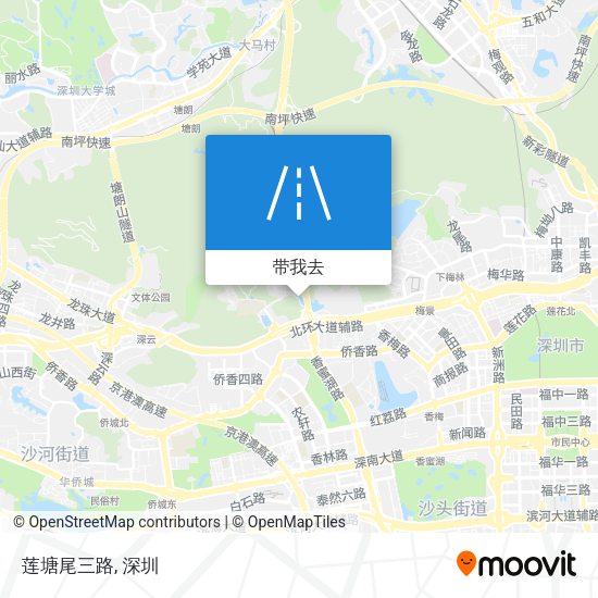 莲塘尾三路地图