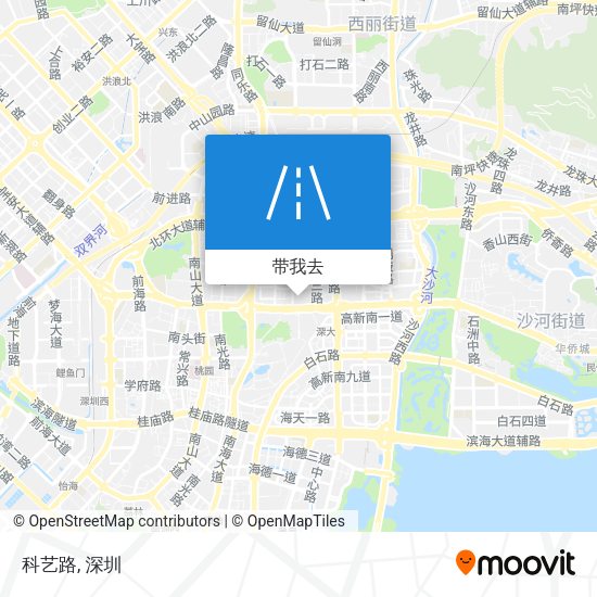 科艺路地图
