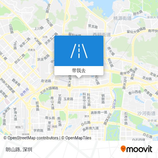 朗山路地图