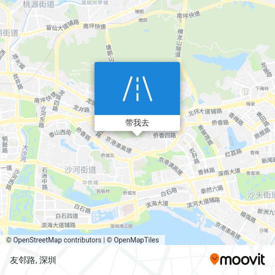 友邻路地图