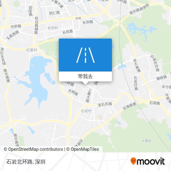 石岩北环路地图