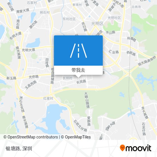银塘路地图