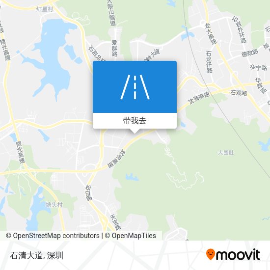 石清大道地图