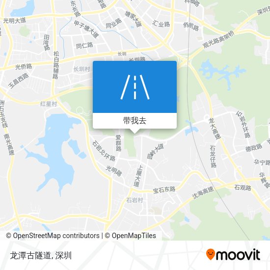 龙潭古隧道地图