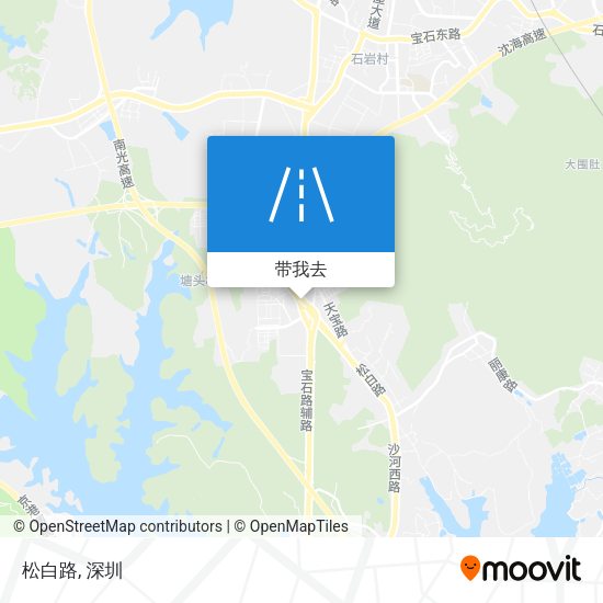 松白路地图