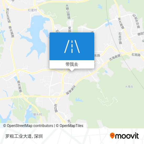 罗租工业大道地图