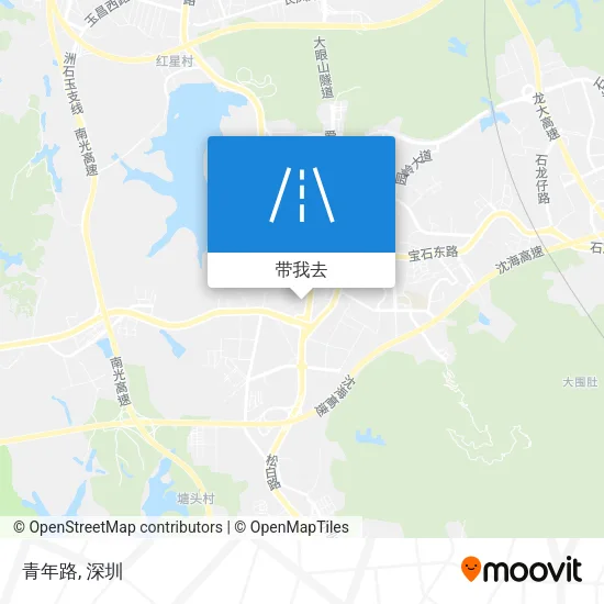 青年路地图
