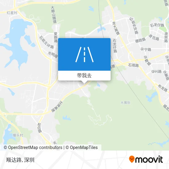 顺达路地图