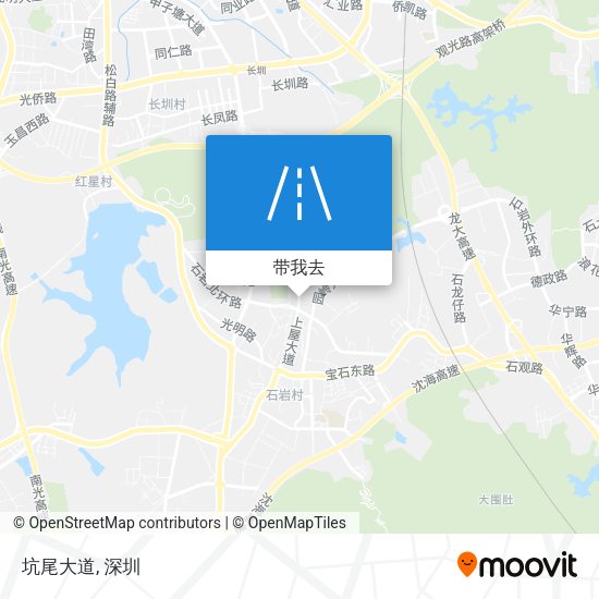 坑尾大道地图