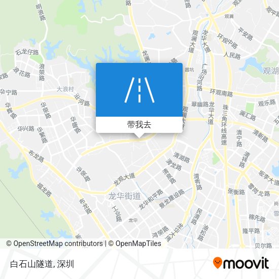 白石山隧道地图