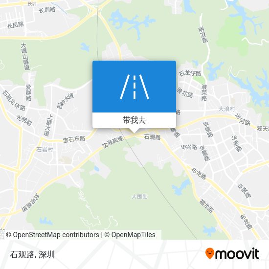 石观路地图