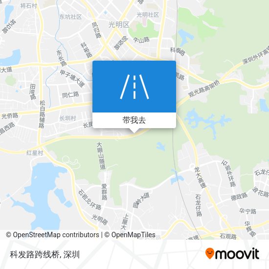 科发路跨线桥地图