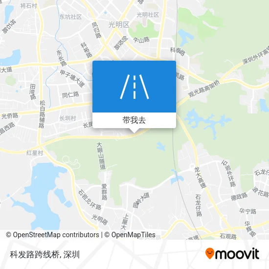 科发路跨线桥地图