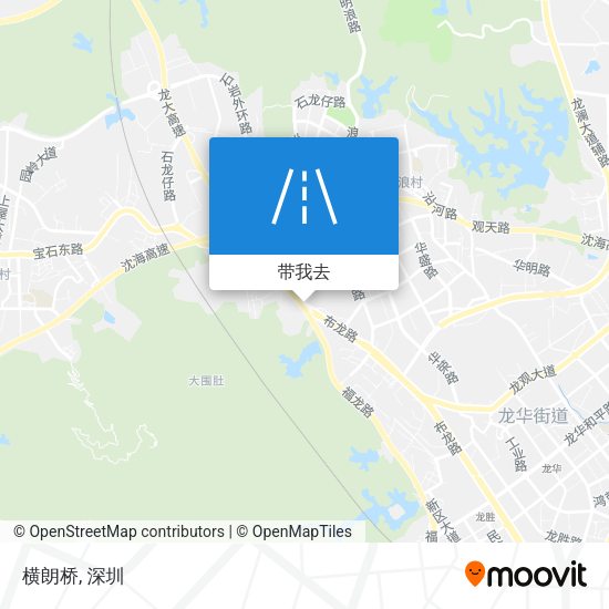横朗桥地图