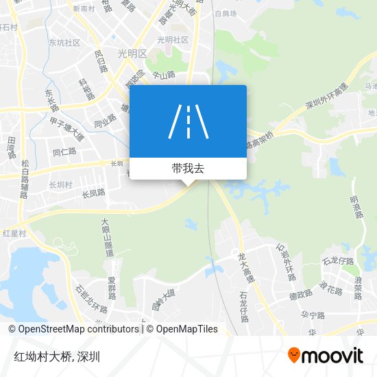 红坳村大桥地图