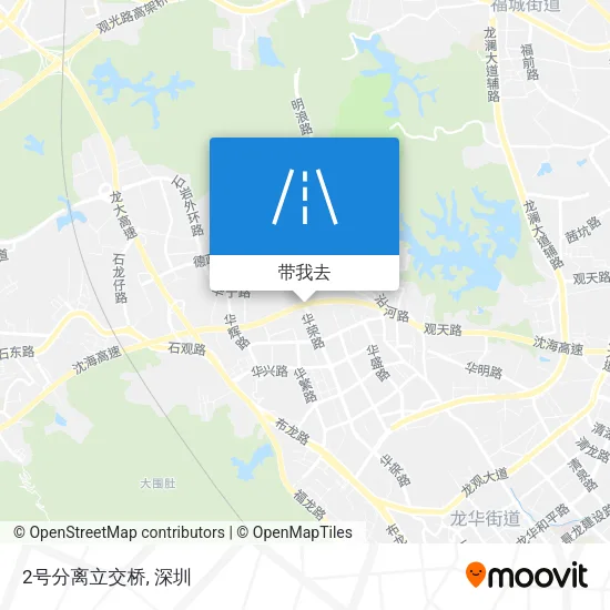 2号分离立交桥地图