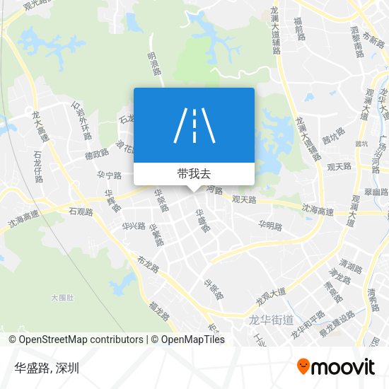 华盛路地图