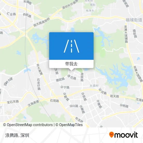 浪腾路地图
