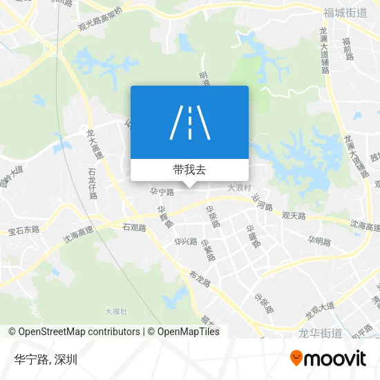 华宁路地图