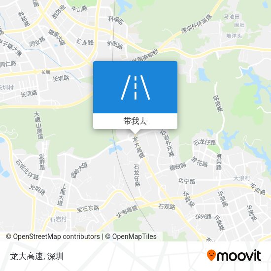 龙大高速地图