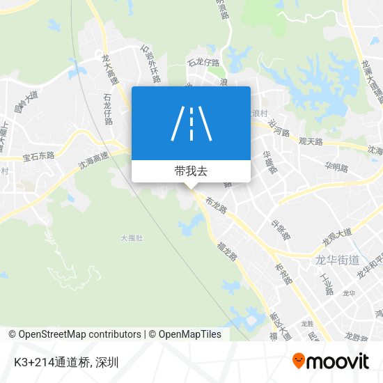 K3+214通道桥地图