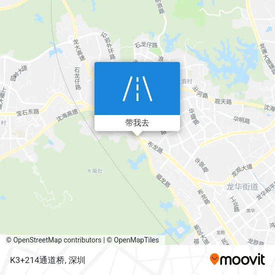 K3+214通道桥地图