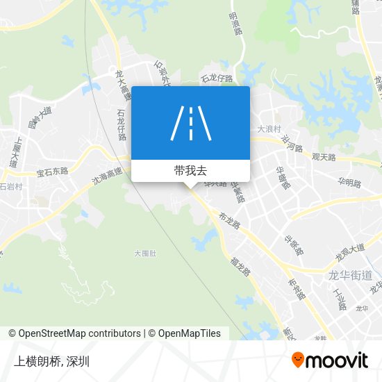 上横朗桥地图