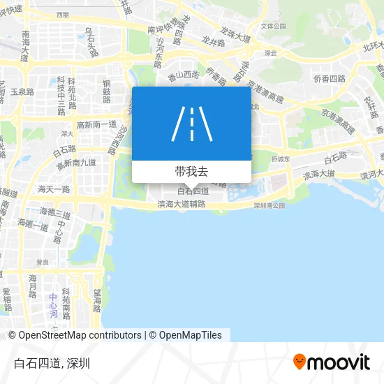 白石四道地图